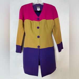 Vintage Colorblock Women's blazer Knapp Studio California